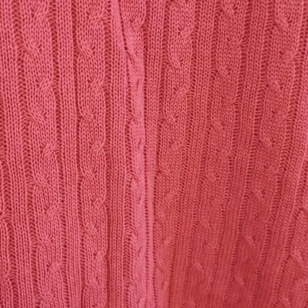 Alfred Dunner knit top women's size large watermelon color - Picture 3 of 5